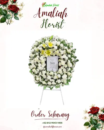 Krans Bunga Duka Cita di Naikoten Dua