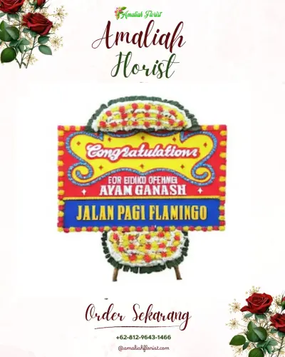 Bunga Papan Congratulation di Naikoten Dua
